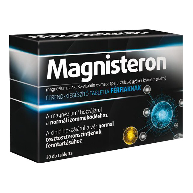 Magnisteron Magnézium tabletta férfiaknak - 30db 1 Magnisteron Magnézium tabletta férfiaknak - 30db