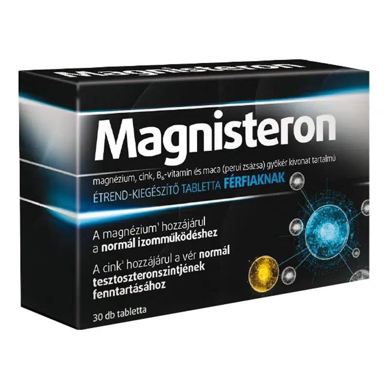 Magnisteron Magnézium tabletta férfiaknak - 30db 1 Magnisteron Magnézium tabletta férfiaknak - 30db