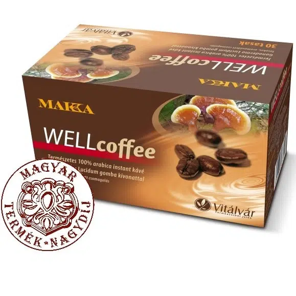 MAKKA WELLcoffee Ganoderma instant kávé - 30 tasak 1 MAKKA WELLcoffee Ganoderma instant kávé - 30 tasak