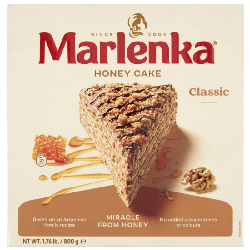 Marlenka Mézes-diós torta - 800g 1 Marlenka Mézes-diós torta - 800g