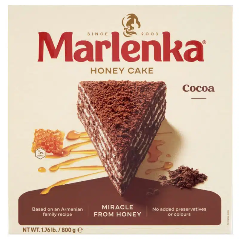 Marlenka Mézes-kakaós torta - 800g 1 Marlenka Mézes-kakaós torta - 800g