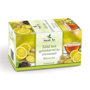 Mecsek zöldtea gyömbérrel és citrommal – 20 filter