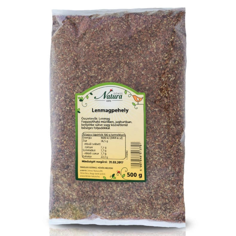 Natura lenmagpehely - 500g 1 Natura lenmagpehely - 500g