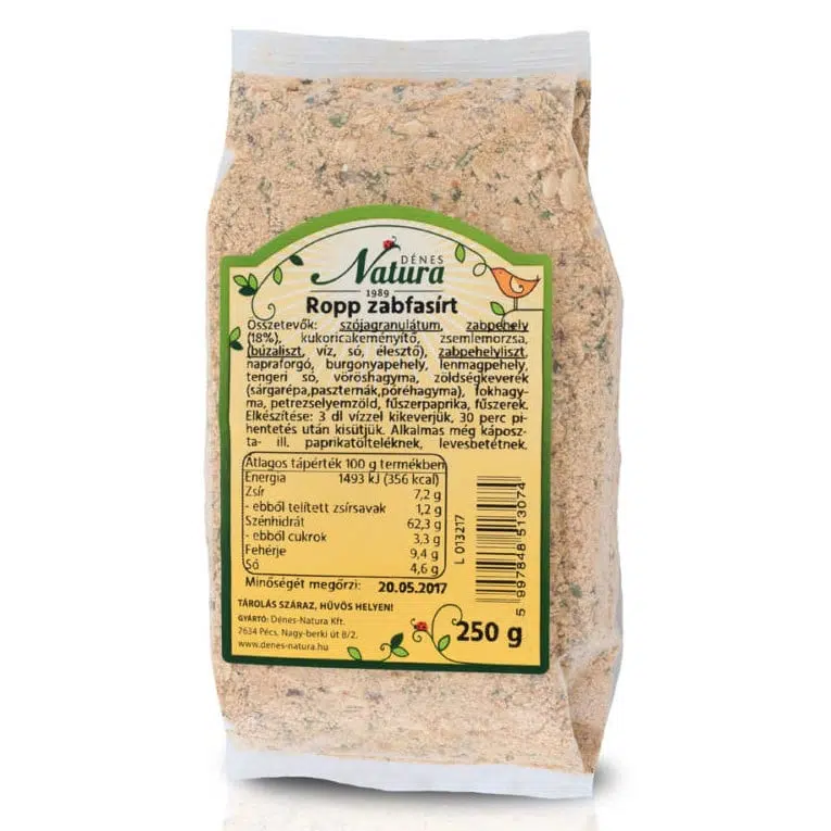 Natura ropp zabfasirtpor - 250g 1 Natura ropp zabfasirtpor - 250g