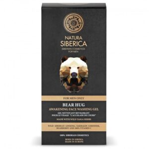 Natura Siberica Ébresztő/Frissítő arclemosó gél férfiaknak - 150ml