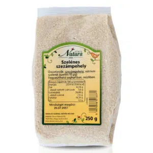 Natura szelénes szezámpehely - 250g
