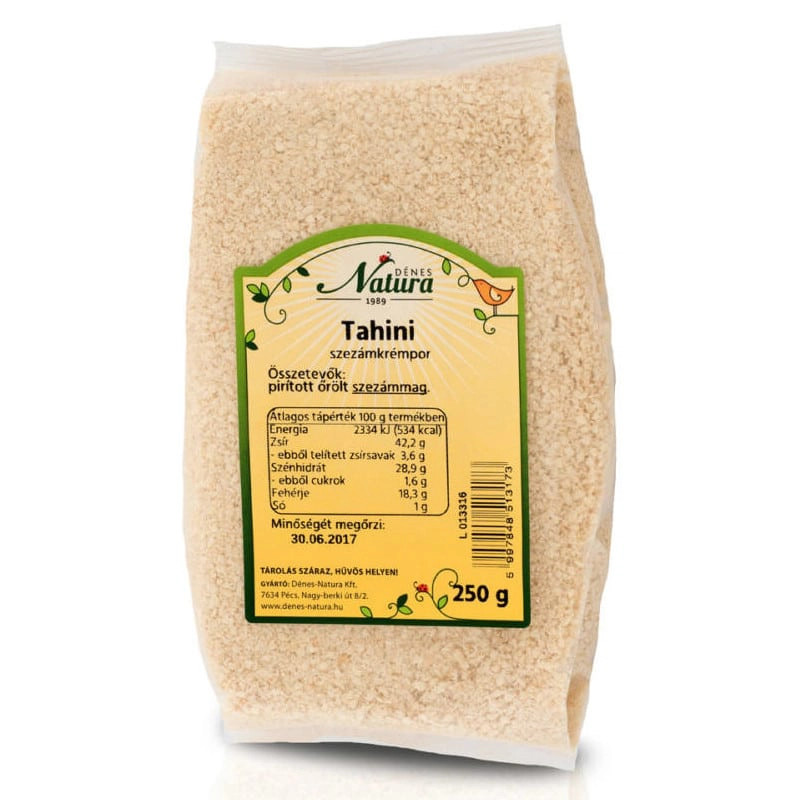 Natura tahini szezámkrémpor - 250 g 1 Natura tahini szezámkrémpor - 250 g