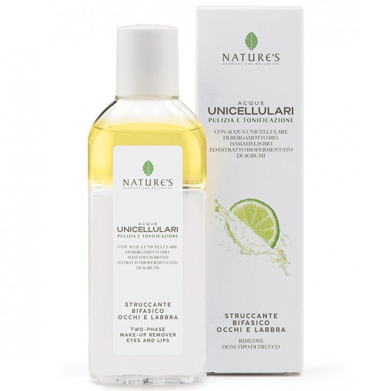 Nature's Unicellulari Kétfázisú sminklemosó szemre és ajakra - 125ml 1 Nature's Unicellulari Kétfázisú sminklemosó szemre és ajakra - 125ml