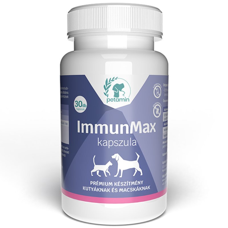 Petamin ImmunMax kapszula kutyáknak-macskáknak - 30db 1 Petamin ImmunMax kapszula kutyáknak-macskáknak - 30db