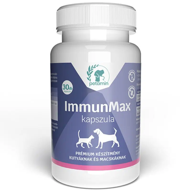 Petamin ImmunMax kapszula kutyáknak-macskáknak - 30db 1 Petamin ImmunMax kapszula kutyáknak-macskáknak - 30db