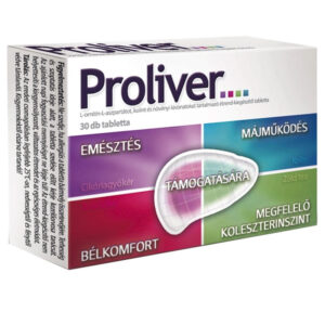 Proliver - máj és emésztés támogató tabletta - 30db
