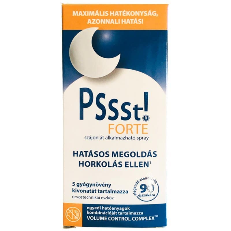 Pssst! Forte - horkolás elleni spray - 25ml 1 Pssst! Forte - horkolás elleni spray - 25ml
