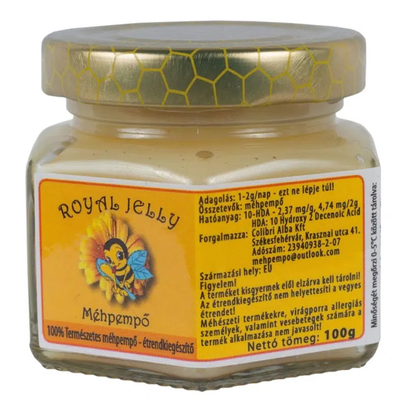Royal jelly természetes méhpempő - 100g 1 Royal jelly természetes méhpempő - 100g