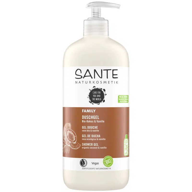 Sante Bio kókusz és vanília tusfürdő - 950ml 1 Sante Bio kókusz és vanília tusfürdő - 950ml