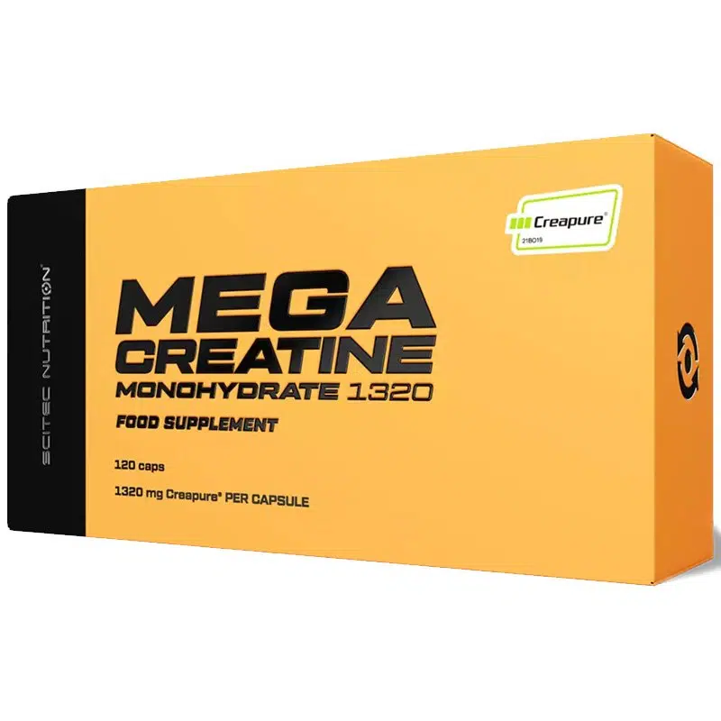 Scitec Nutrition Mega Creatine Monohydrate kapszula - 120db 1 Scitec Nutrition Mega Creatine Monohydrate kapszula - 120db