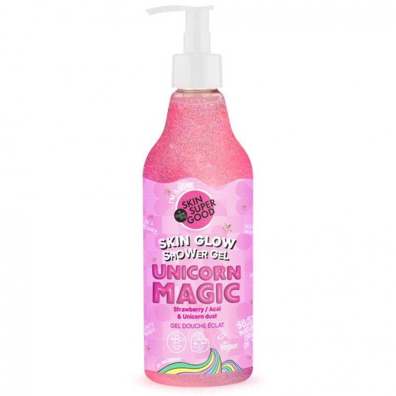 Skin Super Good Ragyogásfokozó Unicorn Magic tusfürdő gél - 500ml 1 Skin Super Good Ragyogásfokozó Unicorn Magic tusfürdő gél - 500ml