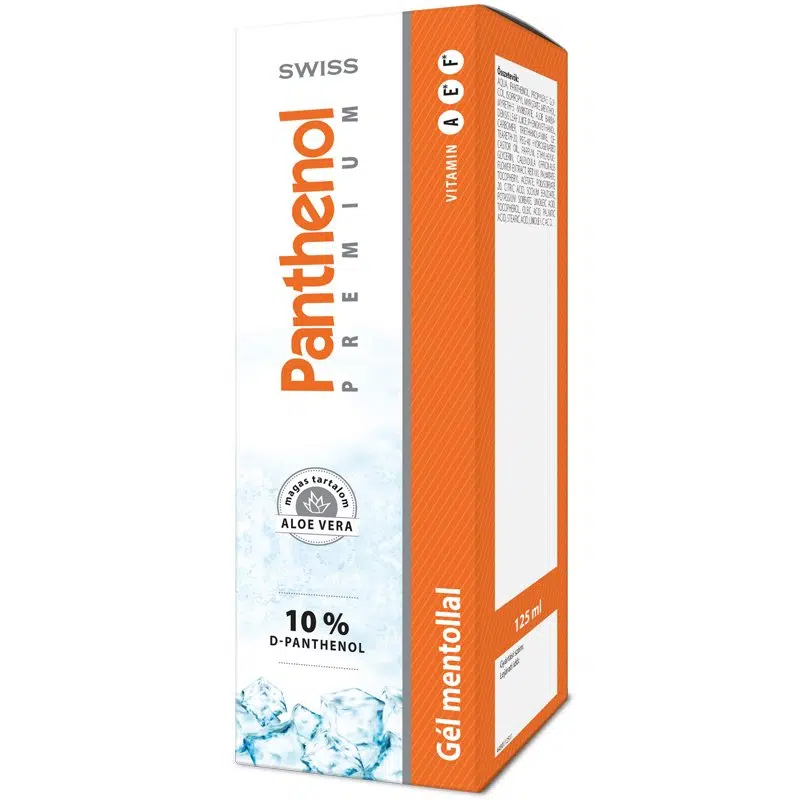Swiss Panthenol Premium gél mentollal - 125ml 1 Swiss Panthenol Premium gél mentollal - 125ml