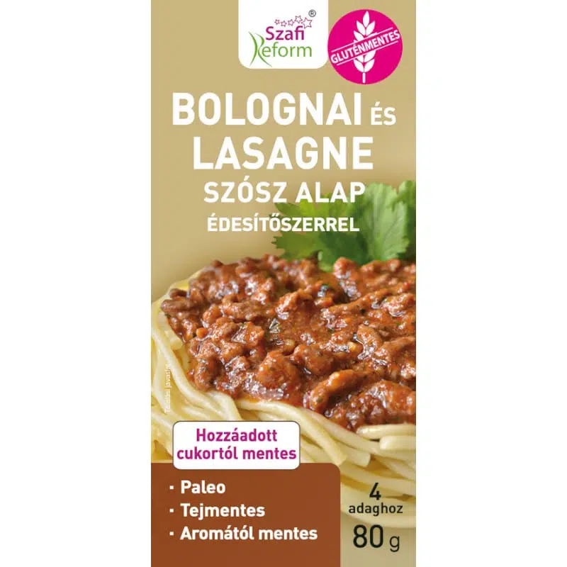 Szafi Reform Bolognai és Lasagne alappor - 80g 1 Szafi Reform Bolognai és Lasagne alappor - 80g
