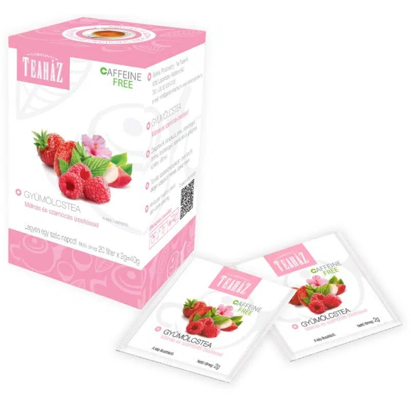 Gárdonyi Teaház Gyümölcstea málna és szamóca ízesítéssel - 20 filter 1 Gárdonyi Teaház Gyümölcstea málna és szamóca ízesítéssel - 20 filter
