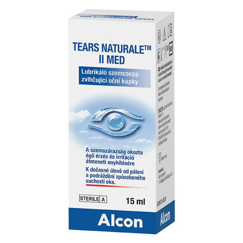 Alcon Tears Nat II Med lubrikáló szemcsepp - 15ml 1 Alcon Tears Nat II Med lubrikáló szemcsepp - 15ml