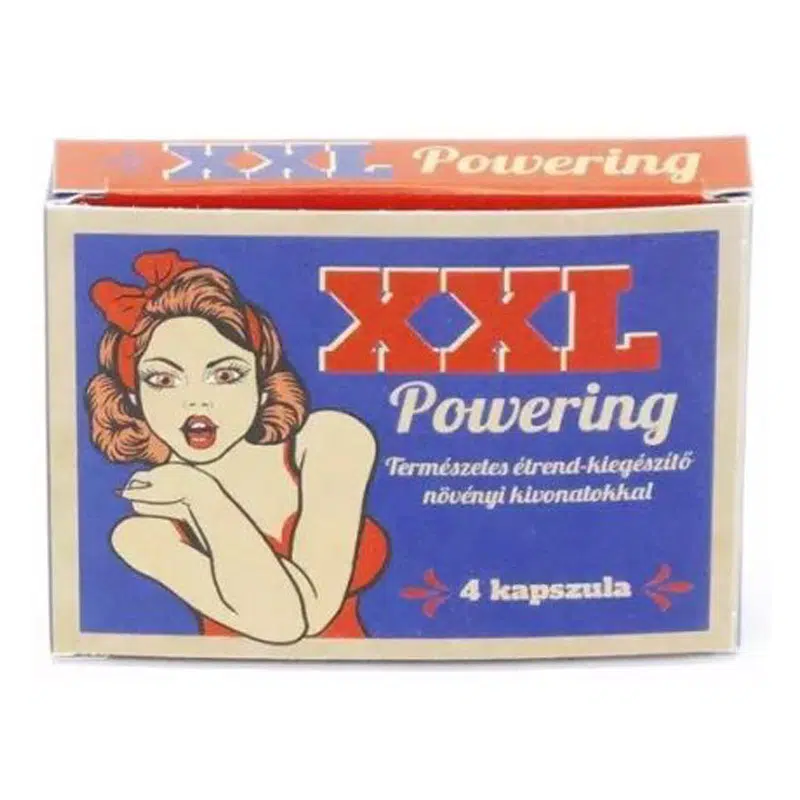 XXL Powering potencianövelő kapszula - 4db 1 XXL Powering potencianövelő kapszula - 4db