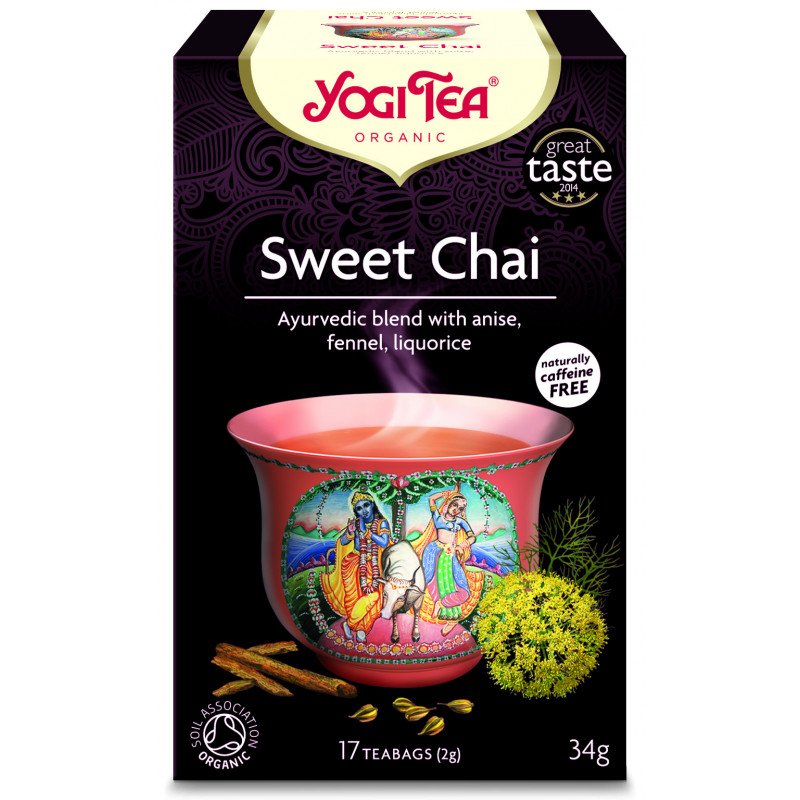 Yogi Bio Édes chai tea - 17 filter/doboz 1 Yogi Bio Édes chai tea - 17 filter/doboz