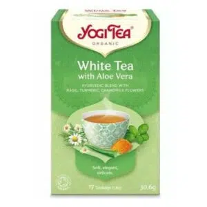 Yogi Bio Fehér tea aloe verával - 17 filter/doboz
