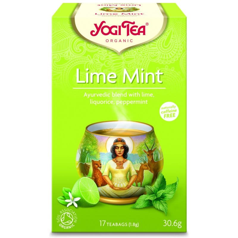 Yogi Bio lime menta tea - 17 filter/doboz 1 Yogi Bio lime menta tea - 17 filter/doboz
