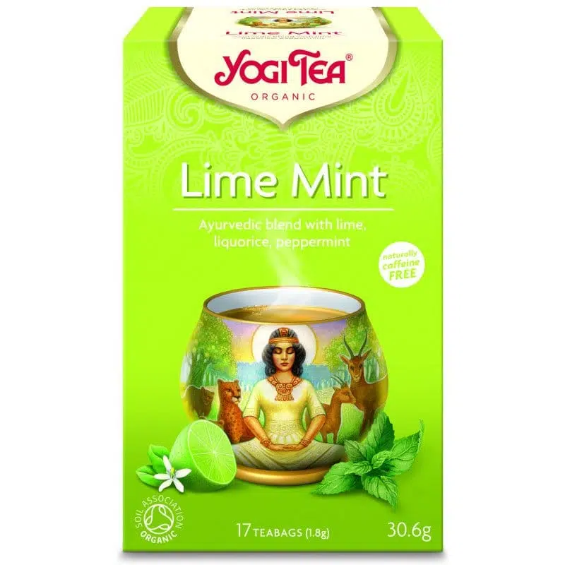 Yogi Bio lime menta tea - 17 filter/doboz 1 Yogi Bio lime menta tea - 17 filter/doboz