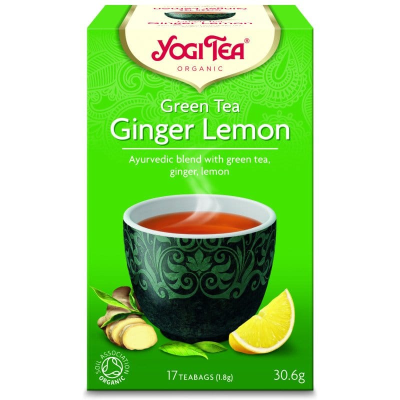 Yogi Bio zöld tea gyömbérrel, citrommal - 17 filter/doboz 1 Yogi Bio zöld tea gyömbérrel, citrommal - 17 filter/doboz