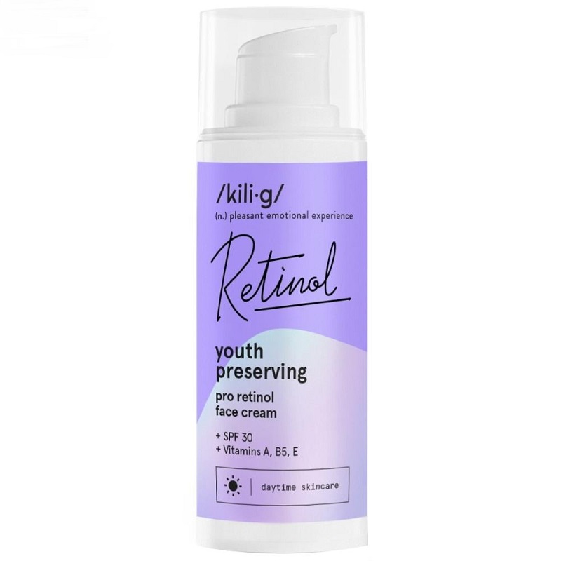 Kili.g Pro-Retinol nappali arckrém SPF30 - 50ml 1 Kili.g Pro-Retinol nappali arckrém SPF30 - 50ml