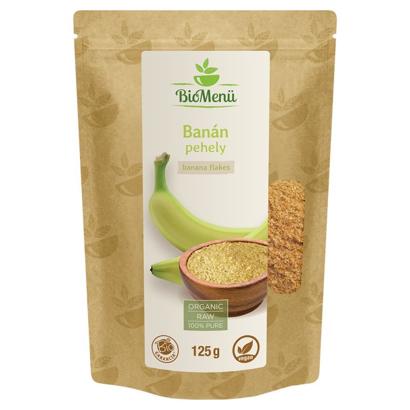 Biomenü BIO Banán pehely - 125g 1 Biomenü BIO Banán pehely - 125g