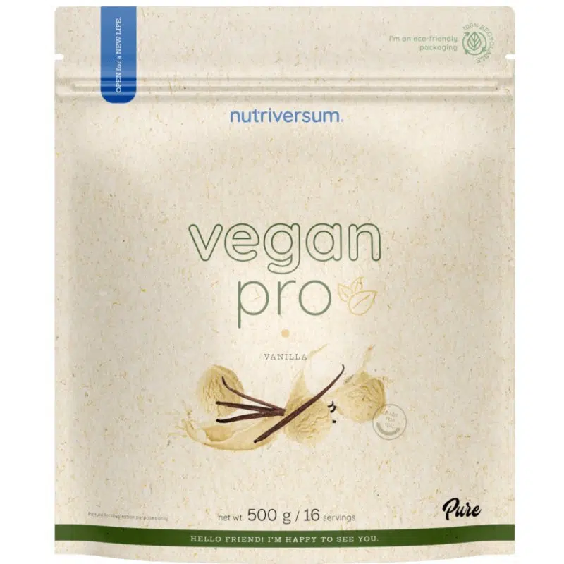 Nutriversum PURE Vegan Pro vanília - 500g 1 Nutriversum PURE Vegan Pro vanília - 500g