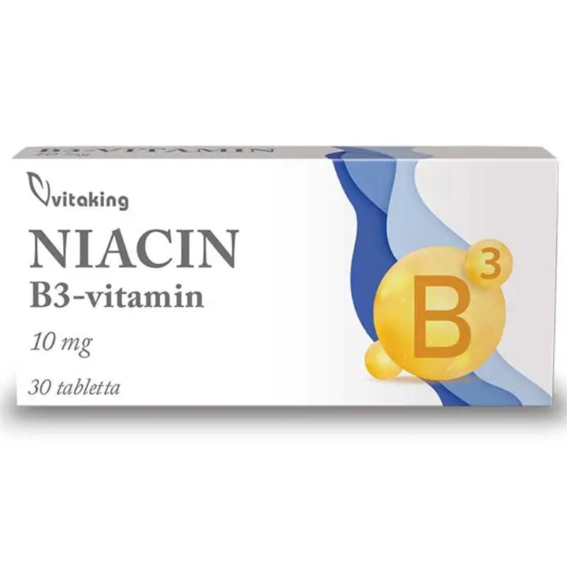 Vitaking Niacin (B3-vitamin) tabletta - 30db 1 Vitaking Niacin (B3-vitamin) tabletta - 30db