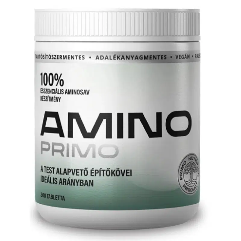 Amino Primo 100% Esszenciális Aminosav tabletta - 300db 1 Amino Primo 100% Esszenciális Aminosav tabletta - 300db