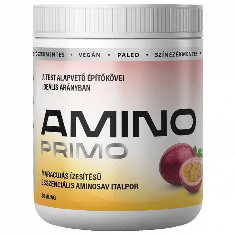 Amino Primo Esszenciális Aminosav italpor maracuja gyümölcs ízesítéssel - 360g 1 Amino Primo Esszenciális Aminosav italpor maracuja gyümölcs ízesítéssel - 360g