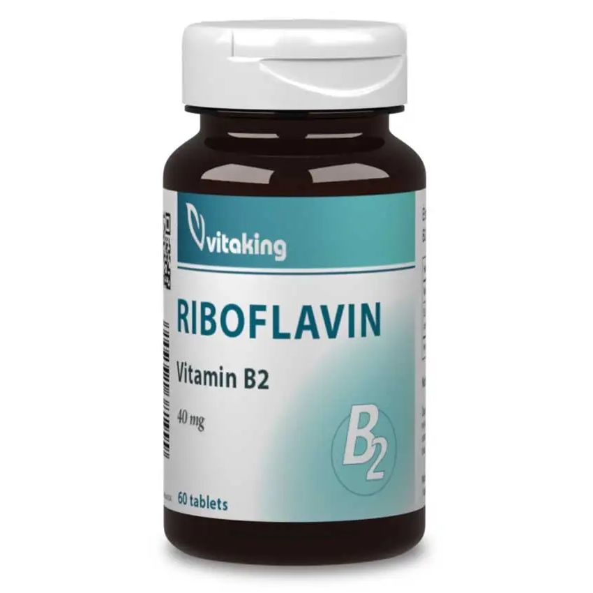 Vitaking B2-vitamin (Riboflavin) tabletta - 60db 1 Vitaking B2-vitamin (Riboflavin) tabletta - 60db