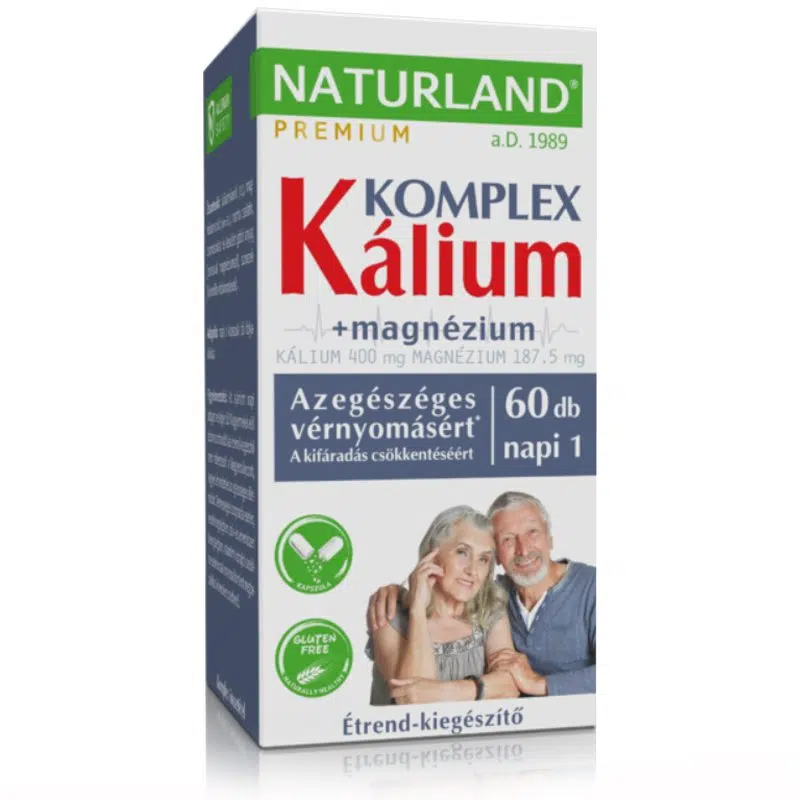 Naturland Komplex Kálium + Magnézium kapszula - 60db 1 Naturland Komplex Kálium + Magnézium kapszula - 60db