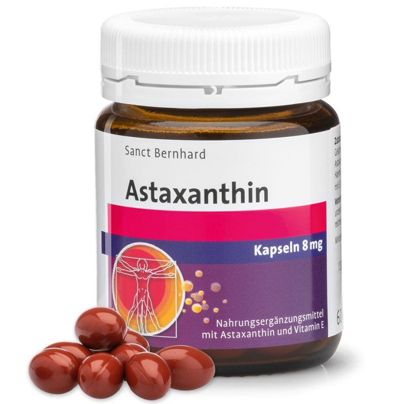 Sanct Bernhard Astaxanthin 8mg kapszula - 60db 1 Sanct Bernhard Astaxanthin 8mg kapszula - 60db