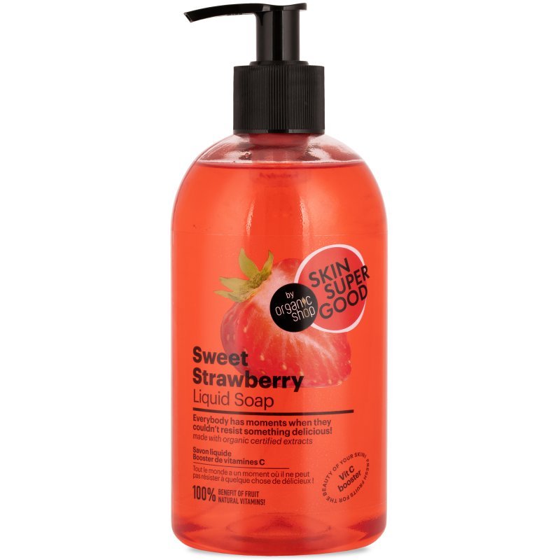 Skin Super Good ''Sweet Strawberry'' folyékony szappan - 500ml 1 Skin Super Good ''Sweet Strawberry'' folyékony szappan - 200ml