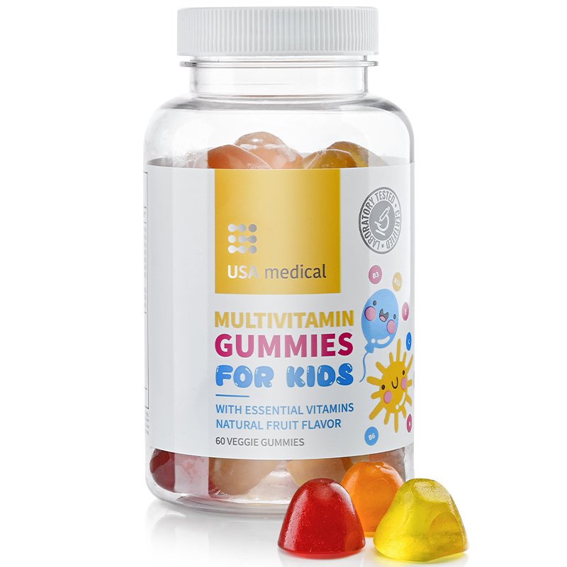 USA Medical Multivitamin KIDS gumivitamin gyerekeknek - 60db 1 USA Medical Multivitamin KIDS gumivitamin gyerekeknek - 60db