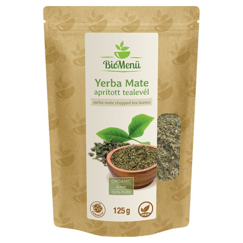 Biomenü Bio Yerba Mate aprított tealevél - 125g 1 Biomenü Bio Yerba Mate aprított tealevél - 125g