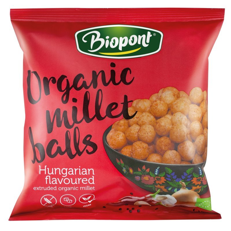 Biopont Extrudált kölesgolyó, magyaros ízesítésű - 75g 1 Biopont Extrudált kölesgolyó, magyaros ízesítésű - 75g