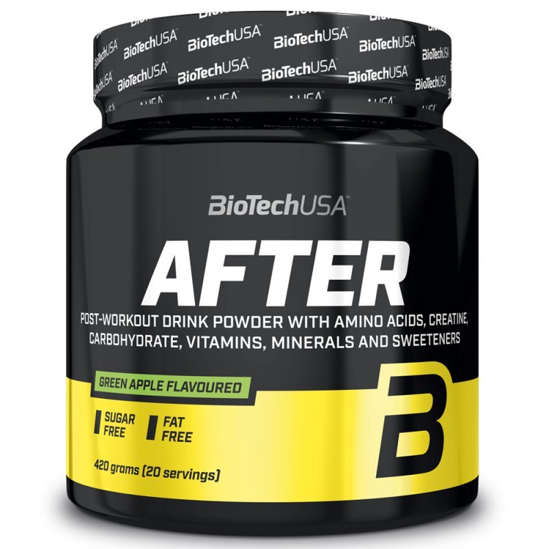 BioTech USA After edzés utáni zöldalma ízű italpor - 420g 1 BioTech USA After edzés utáni zöldalma ízű italpor - 420g