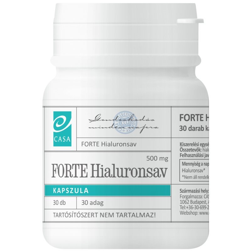 Casa Forte Hialuronsav kapszula - 30db 1 Casa Forte Hialuronsav kapszula - 30db