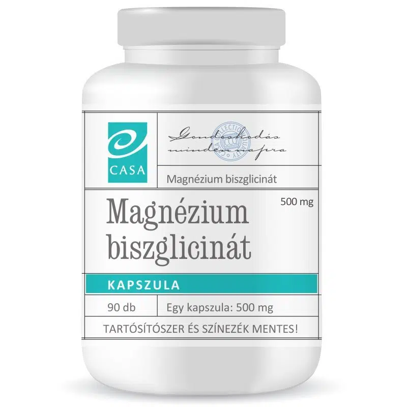 Casa Magnézium Biszglicinát kapszula - 90db 1 Casa Magnézium Biszglicinát kapszula - 90db