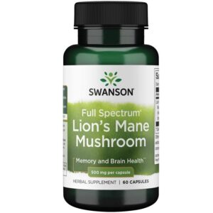 Swanson Lion's Mane - Süngomba kapszula - 60db