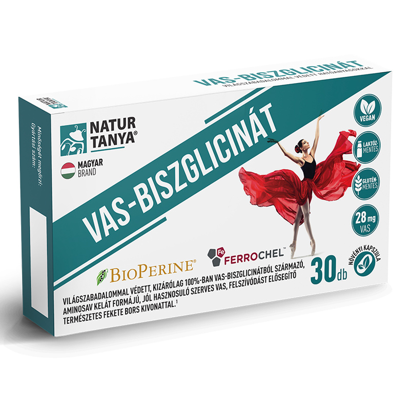 Natur Tanya Vas-biszglicinát kapszula - 30db 1 Natur Tanya Vas-biszglicinát kapszula - 30db