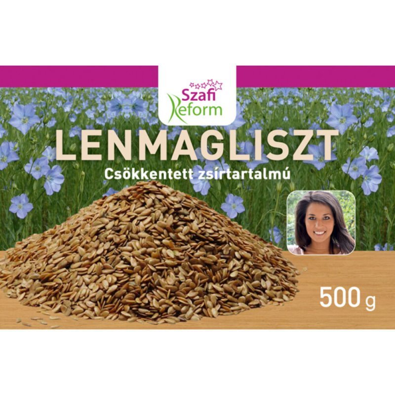 Szafi Reform Lenmagliszt csökkentett zsírtartalmú - 500g 1 Szafi Reform Lenmagliszt csökkentett zsírtartalmú - 500g