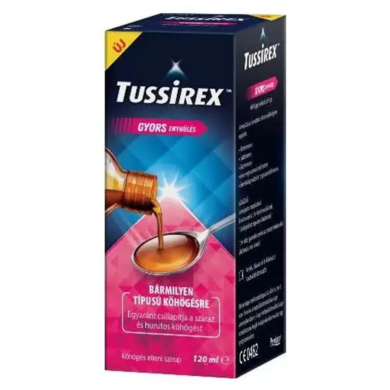 Tussirex Köhögés elleni szirup - 120ml 1 Tussirex Köhögés elleni szirup - 120ml